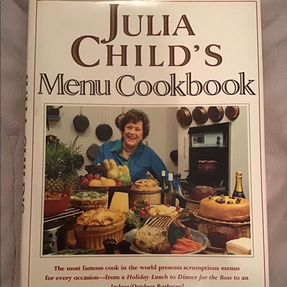 Julia Child’s menu cookbook